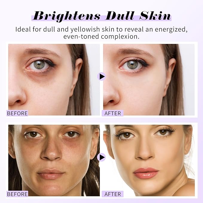 Color Correcting Cream Tinted Moisturizer, Makeup Primer for A Brightening Complexion, Formulated with Centella Asiatica and Vitamin E-VivaGrace Women