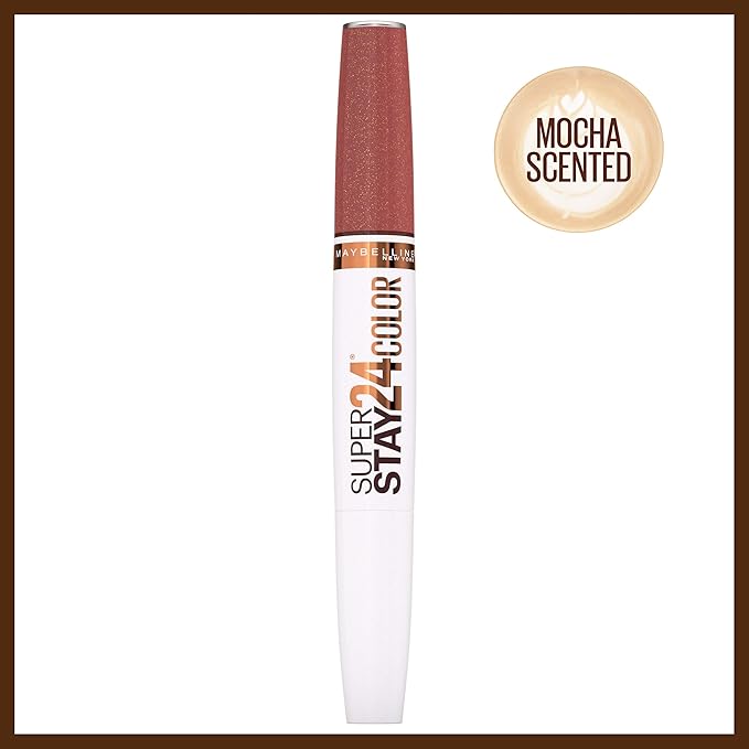 Maybelline SuperStay 24, 2-Step Liquid Lipstick, Coffee Edition, Mocha Chocolatte