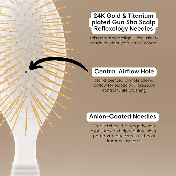 Gua Sha Hair & Scalp Brush-VivaGrace Women