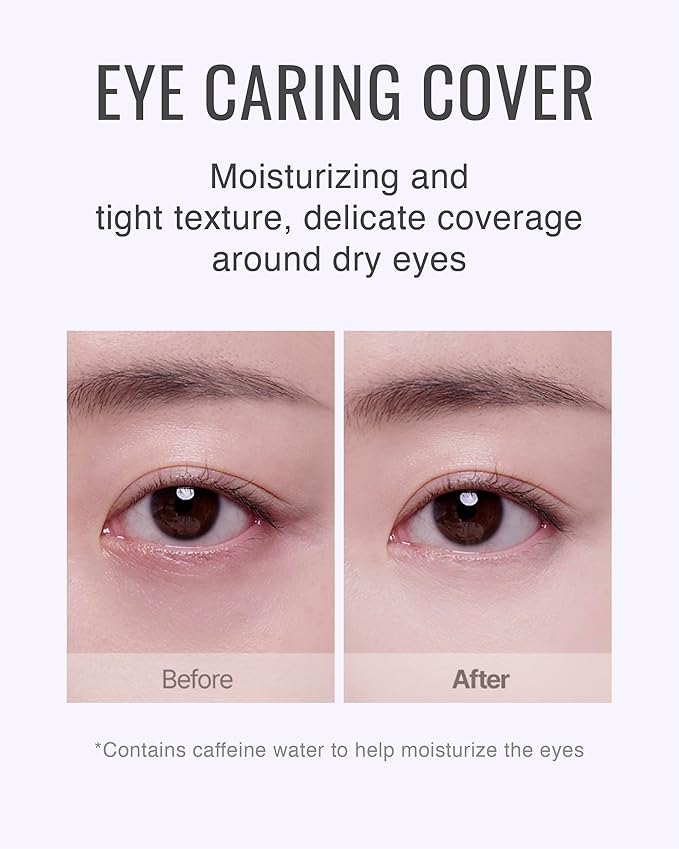 VDL Expert Color Under-Eye Primer (Purple, 0.19 oz) - Color-Correcting Concealer for Dark Circles, Uneven Skin Tone. Hydrating, Smooth. Korean Makeup.-VivaGrace Women