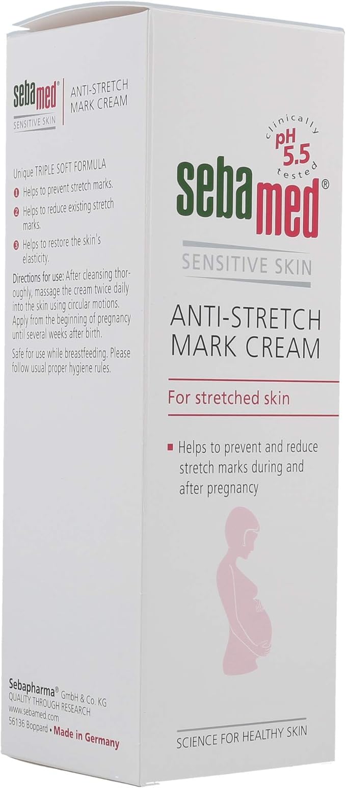 Sebamed Anti-Stretch Mark Cream Stretch Mark Cream - for Pregnancy Stretch Mark & Prevention Oil - Stretch Mark Removal Cream for Pregnant Women, Mothers - Safe for All Ages & Skin Types-VivaGrace Women