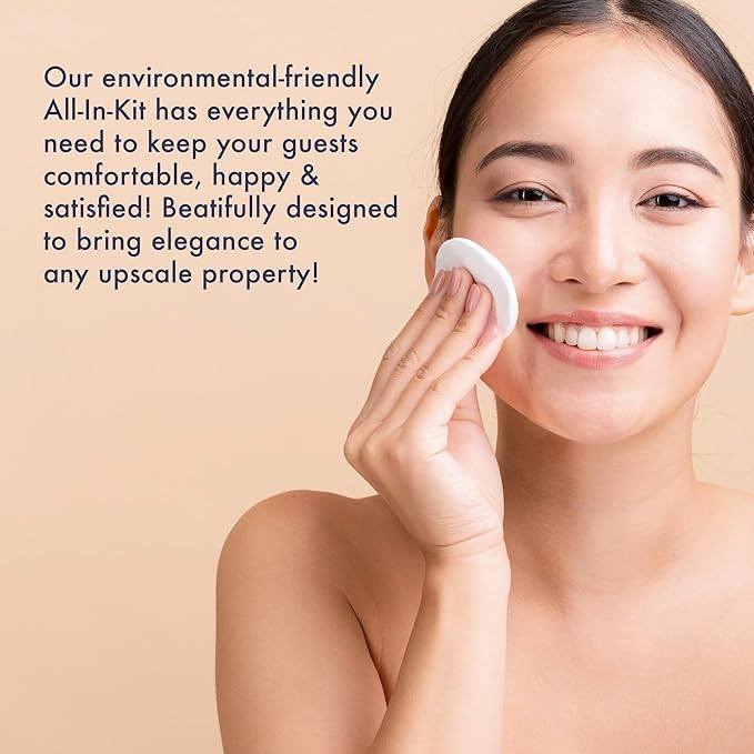 Terra Pure Green Tea Hotel Personal Care Kit, Recycled Paper, Soy Ink Box (Case of 500)-VivaGrace Women