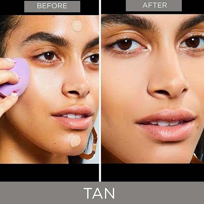 Hey Honey Trick and Treat CC² Cream SPF 46 | Active Moisturizing Color Correcting Cream with Honey & Propolis | Best Cover For Rosacea, Skin Redness & Mature Skin | 1 oz (Tan Tone)-VivaGrace Women