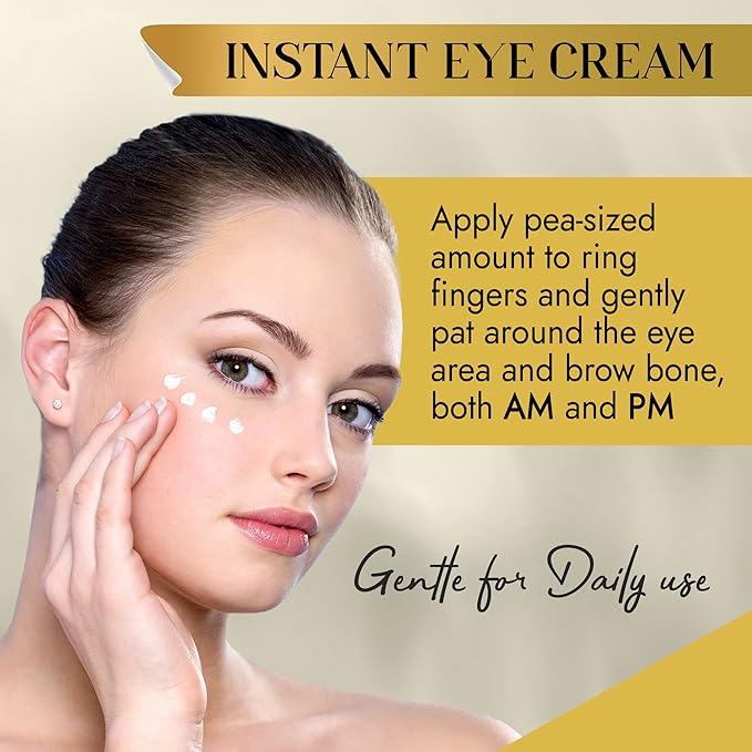 Imadini Natural Eye Wrinkle Cream, Remove Eye Bag Dark Circles, Reduce Puffiness & Eye Wrinkle, Ideal Eye Bag Cream For Both Men & Women– 8ml-VivaGrace Women