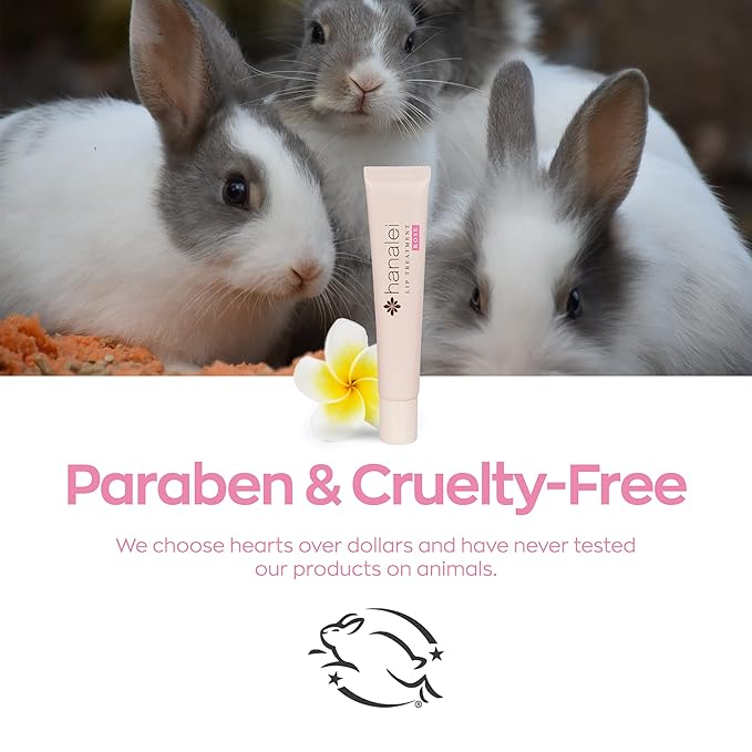 Hanalei Lip Treatment for Dry, Chapped Lips – Intensive Overnight Moisturizer with Kukui Oil, Shea Butter & Grapeseed Oil – Hydrating Balm for Healing Cracks – Rose Pink Tint, 15g – Cruelty-Free-VivaGrace Women