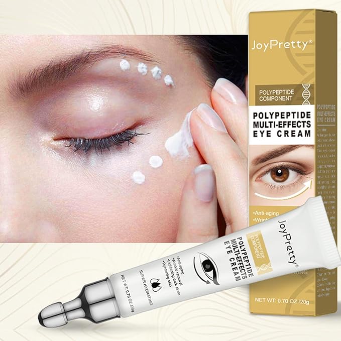 Polypeptide Eye Cream for Dark Circles,Bags Under and Puffiness,Polypeptide Eye Cream Anti Aging Firming Eye Cream,Wrinkie Removal Dark Circles Remove Eye Bags Nourishing Eye Serum Skin Care-VivaGrace Women