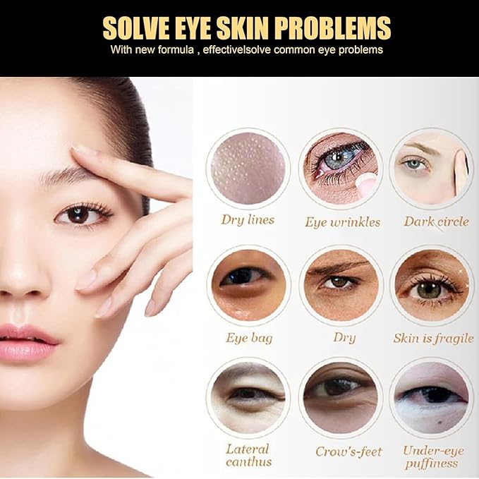 Eye Treatment Creams,Instants Firm Eye Cream, 2PCS Temporary Eye Tightener Eye Cream Anti Aging Fine Lines, Firm That Delicate Skin Under Your Eyes-VivaGrace Women