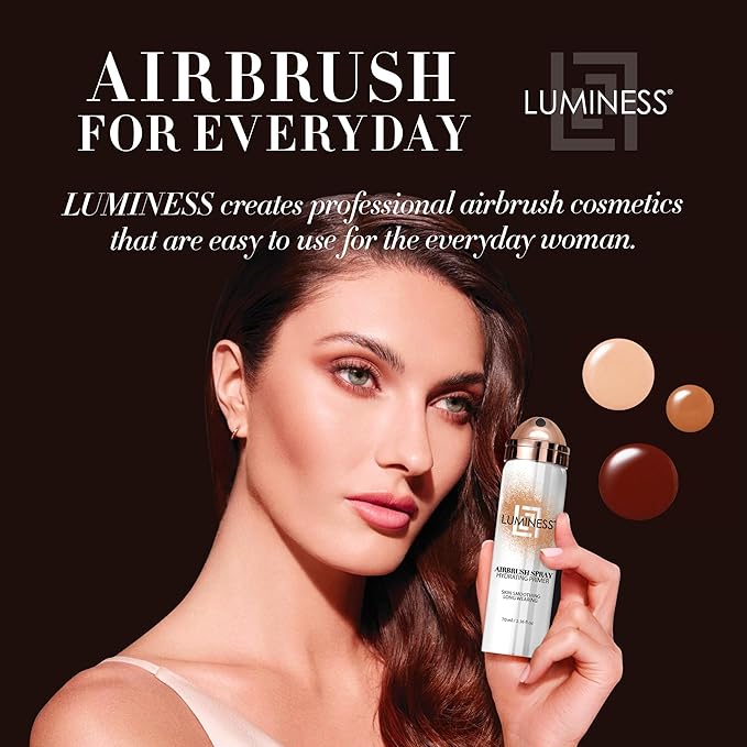 LUMINESS Airbrush Primer Hydrating Spray - Primes, Hydrates and Smooths Skin Texture for The Ultimate Canvas for Foundation Application - Hydrolyzed Silk & Hyaluronic Acid - 1.66oz-VivaGrace Women
