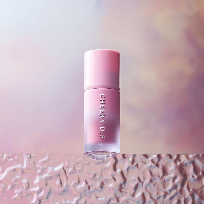 W7 Cheeky Dip Liquid Blusher - Pigmented Colour For Cheek Makeup - Satin Matte Finish - Lustful (Pink)-VivaGrace Women