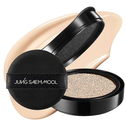 JUNG SAEM MOOL Essential Skin Nuder Cushion 17 Fair Pink 0.49 Fl Oz (Refill Only, SPF 50 Broad Spectrum) | Natural Radiant Finish, Lightweight Hydration, Korean Cushion Foundation-VivaGrace Women