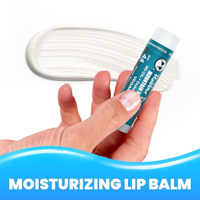 Rubber Ducky | Lip Sunscreen, Lip Balm with SPF 44, Waterproof Sunscreen Lip Balm | Vegan, Untinted, Mint Flavor, with Vitamin E | All Season - Broad Spectrum Sunscreen for Lips-VivaGrace Women