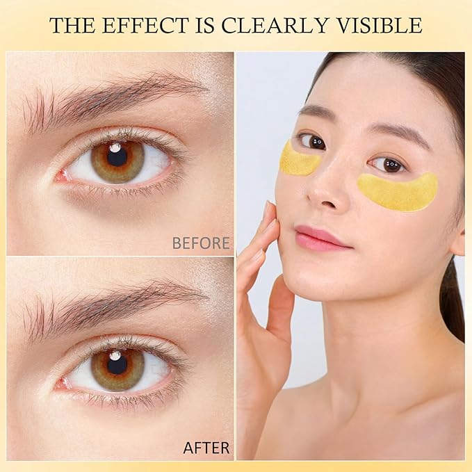 Under Eye Patches for Puffy Eyes and Dark Circles,Collagen Under Eye Mask Skin Care Products,Snail Mucin Eye Patches,Wrinkle Patches-VivaGrace Women