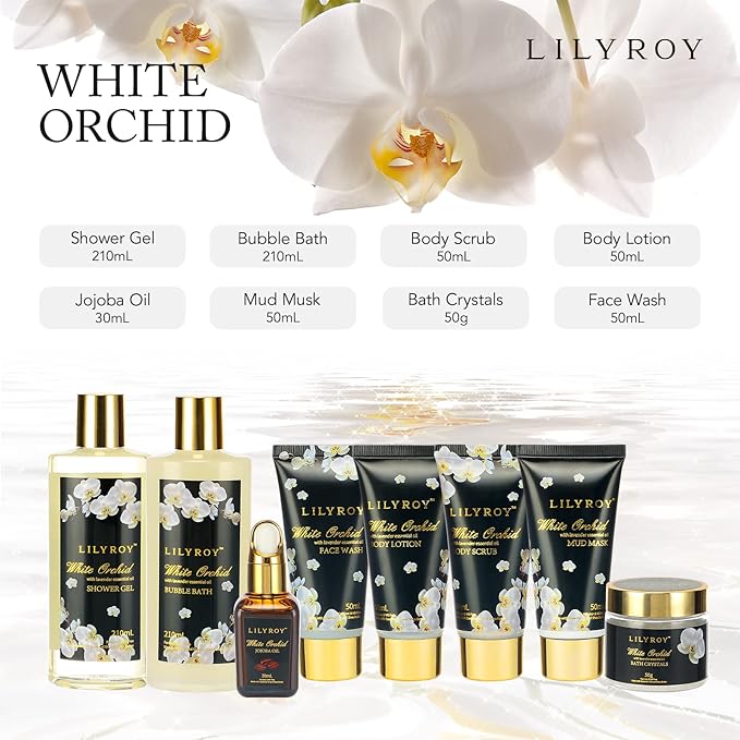 Mothers Day Gifts for Mom - Luxury 18-Piece Gold Leather Spa Gift Set, Premium Bath Collection with Bath Bomb | Father's Day Christmas Birthday Gifts, All Occasion Ultimate Holiday Gift for Her & Him-VivaGrace Women