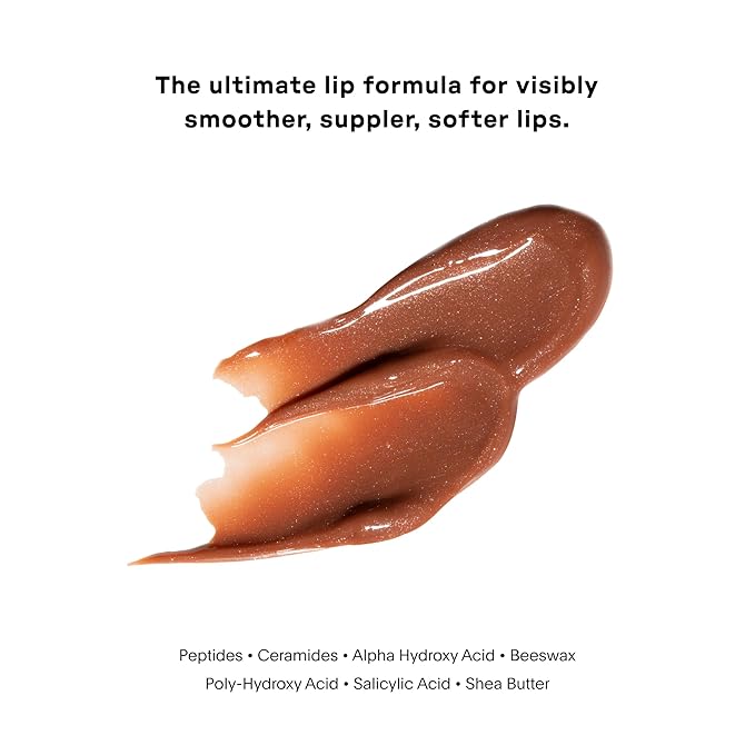 U Beauty The PLASMA Tinted Lip Compound - Anti-Wrinkle & Anti-Aging Treatment - Shimmery Plumping Lip Gloss, Hyaluronic Acid, Shea Butter, Salicylic Acid & Peptides Deeply Hydrate, Sunset - 15 mL-VivaGrace Women