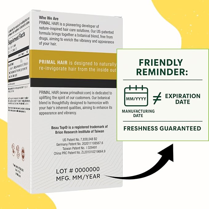 3 PK- 100% Natural Growth Treatment, Reduces Hair Loss, US Patented Formula Proven Effective for Men & Women, 100% Vegan, Non-GMO, 90-Day Supply, 3 Pack-VivaGrace Women