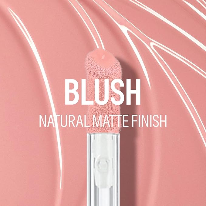 KYDA 2 Colors Liquid Blush Highlighter, Silky Matte Blush, High Glossy Face Illuminator, Natural Glow Finish, Blendable Formula, Set B-VivaGrace Women
