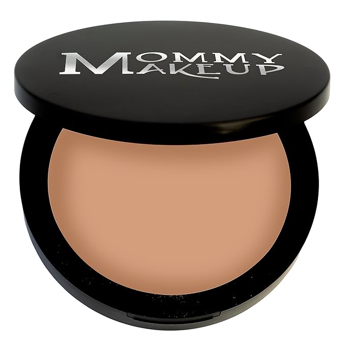 Mineral Dual Powder in Craving (Medium/Dark) | 4-in-1 Pressed Mineral Foundation with SPF 15 for Flawless Glow & Soft Looking Skin | Oil Free, Talc Free, Gluten Free | 0.45 Oz | by Mommy Makeup-VivaGrace Women