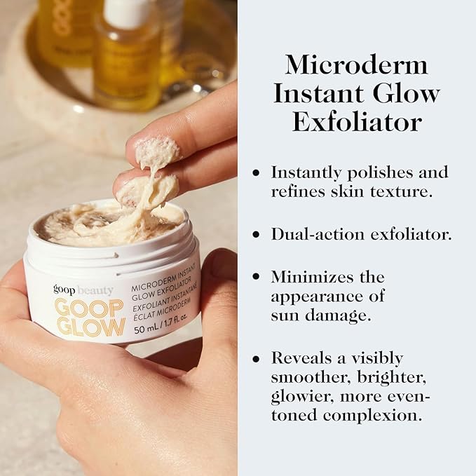 goop Beauty Microderm Exfoliator & Sleep Milk Serum Bundle