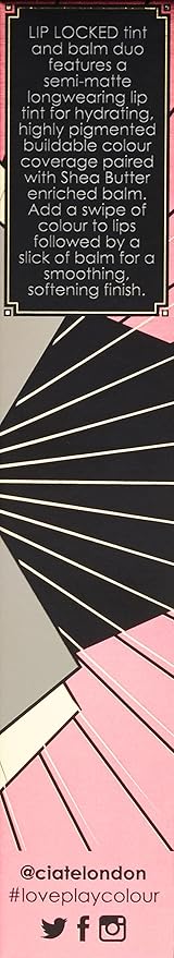 Ciate London Lip Locked Tint and Balm Lip Duo, Sobe/Pink-VivaGrace Women