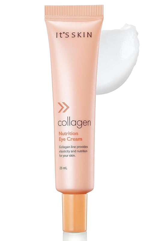 It'S SKIN Collagen Nutrition Eye Cream - Eye Bag Cream Eye Care w/Collagen | Korean Eye Cream for Dark Circles and Puffiness | Beauty & Personal Care Under Eye Cream for Puffiness and Bags 0.88 oz-VivaGrace Women