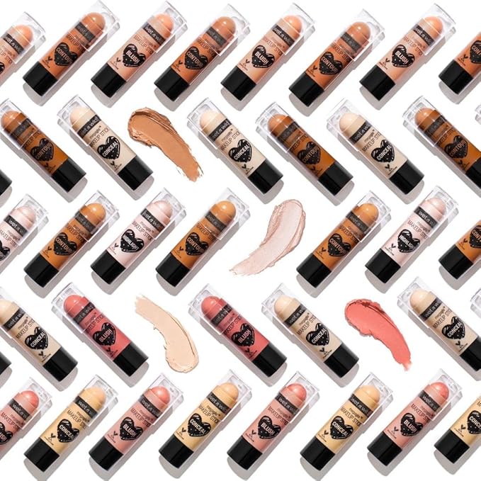 wet n wild MegaGlo Makeup Stick, Buildable Color, Versatile Use, Cruelty-Free & Vegan - Hustle & Glow-VivaGrace Women