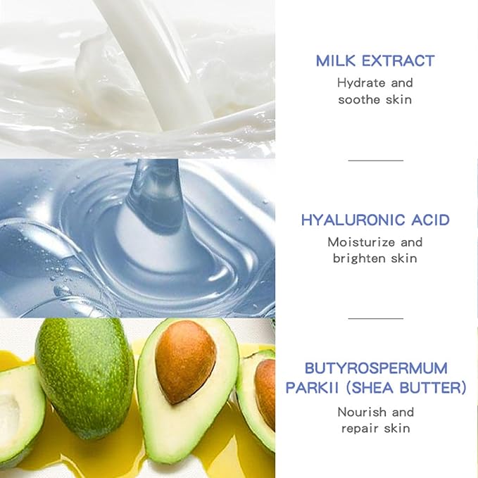 Milk skin care set - skincare set for women - facial skin care sets & kits - gift set skincare - skin care sets for teens- skin care sets for girl-VivaGrace Women