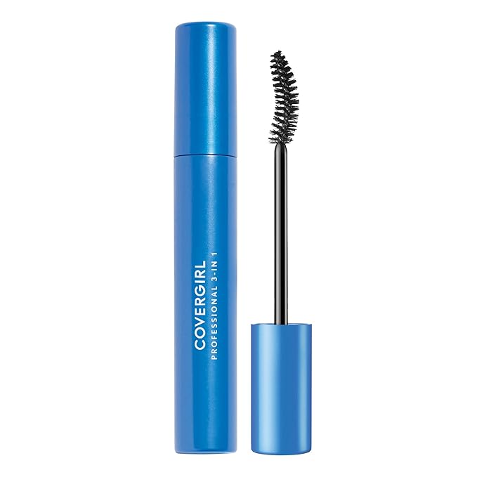 Covergirl Professional All-in-One Curved Brush Mascara, Very Black, 0.3 Fluid Ounce