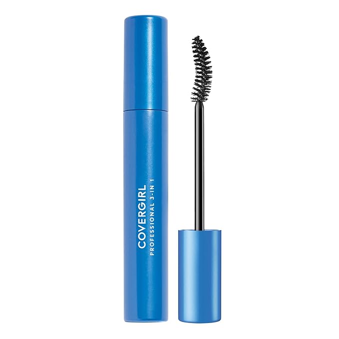 COVERGIRL Professional All-in-One Curved Brush Mascara, Black Brown 210, 0.3 Fl Oz (Packaging may vary) (Pack of 2)