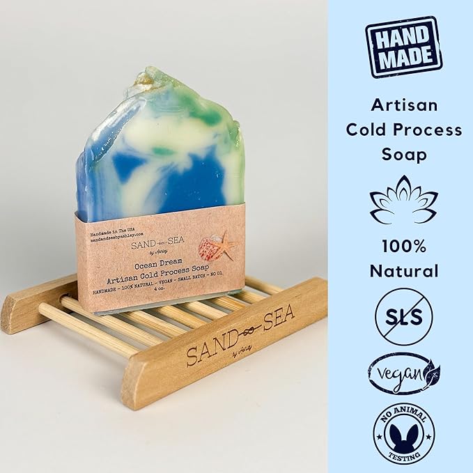 Birthday Gift Baskets for Women, Handmade Ocean Gift Box, Natural Relaxing Spa Self Care Package for Women 13 Pc, Spa Gifts for Woman, Gift Basket for Her, Birthday Box (Ocean Dream)-VivaGrace Women