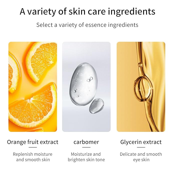 Eye Cream For Dark Circles, Anti Aging Eye Cream With Vitamin C, Hyaluronic-acid & Orange Extract, Under Eye Cream For Puffiness And Bags, Eye Cream For Reduce Fine Lines, Wrinkles & Dark Circles-VivaGrace Women