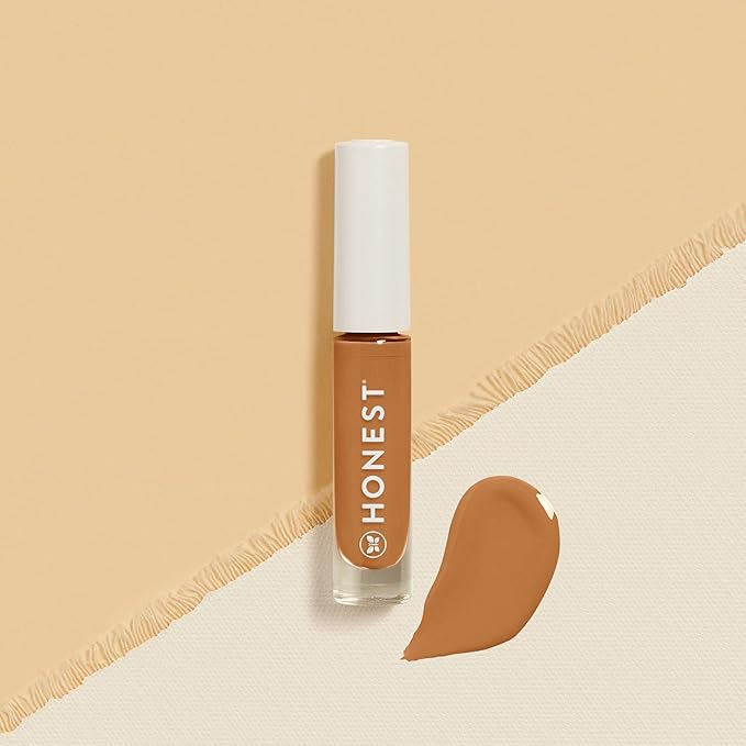 Honest Beauty Fresh Flex Concealer with Niacinamide + Vitamin E + Hyaluronic Acid | Vegan + Cruelty free | Maple, 0.17 fl oz-VivaGrace Women