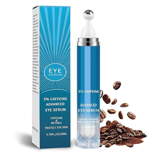 Caffeine Under Eye Cream for Dark Circles Eye Cream for Puffiness and Bags Under Eyes,Eye Roller for Puffy Eyes and Firming,Wrinkle Reducing Crema Para las Ojeras-VivaGrace Women