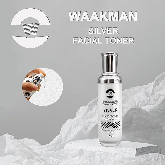 Luxury Skin Care Silver Solution, Facial Cream, Moisturizer, Toner and Serum-VivaGrace Women