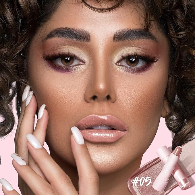 2PCS Tinted Lip Balm Chapstick with Color, Natural Semi - Gloss Finish, Hydrating/Coloring 2 in 1 Moisturizer Lip Stick for Girls & Women #04＋#05-VivaGrace Women