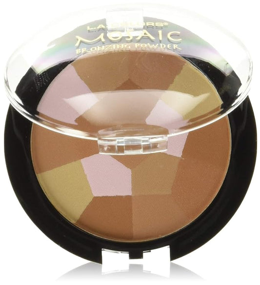 L.A. Colors Mosaic Bronzer/Blush Compact, Golden Bronze, 0.09 Ounce-VivaGrace Women