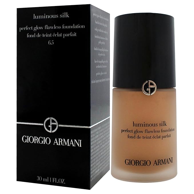 Luminous Silk Foundation - 6.5 Medium to Tan-Neutral by Giorgio Armani for Women - 1 oz Foundation-VivaGrace Women