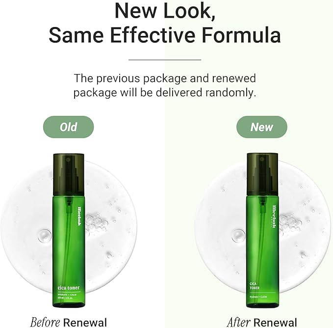 Meebak CICA Toner Spray | Korean Face Mist | Facial Spray with Centella Asiatica & Vitamin E | Soothing Face Toner for Sensitive, Oily, and Combination Skin | 4 fl oz-VivaGrace Women