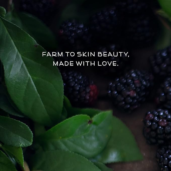 Farmstead Apothecary 100% Natural Lip Balm with Organic Beeswax, Organic Shea Butter & Organic Coconut Oil, Boysenberry Vanilla 0.2oz-VivaGrace Women