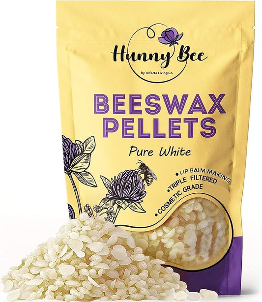Trifecta Living Co.'s Beeswax Pellets - 100% Pure Bees Wax Perfect for DIY Candles, Skincare, and More! Discover The Creative Possibilities with Our Versatile, Pure Beeswax Pellets!-VivaGrace Women