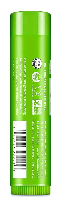 Dr. Bronners Lemon Lime Lip Balm, 4 GR-VivaGrace Women