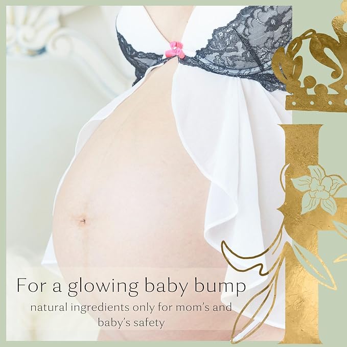 Bump Butter: 100% Natural Whipped Cocoa Butter Formula for Growing Baby Bumps - Soothing & Nourishing with Neroli & Frankincense - 3.4 Fl Oz/100 ML-VivaGrace Women