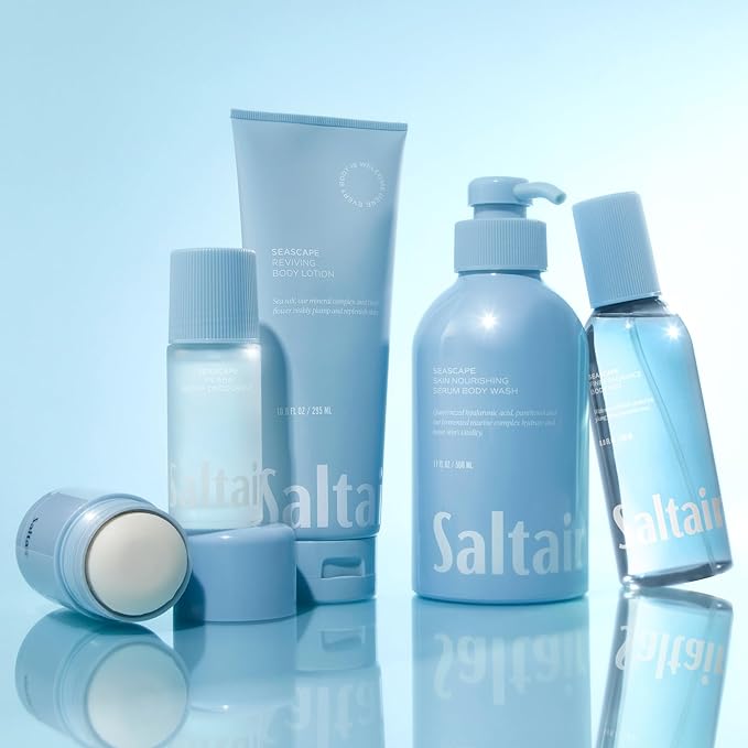 Saltair Body Lotion - 2 Pack Moisturizing Lotion For Dry Skin. Seascape Scented Hydrating Body Cream with Nourishing Moisturizer Formula. Skin Care for Women and Men. 2x 10oz Tubes-VivaGrace Women