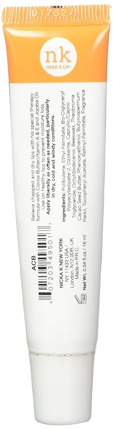 Nicka K Cocoa Butter Lip Therapy, 0.54 Ounce-VivaGrace Women