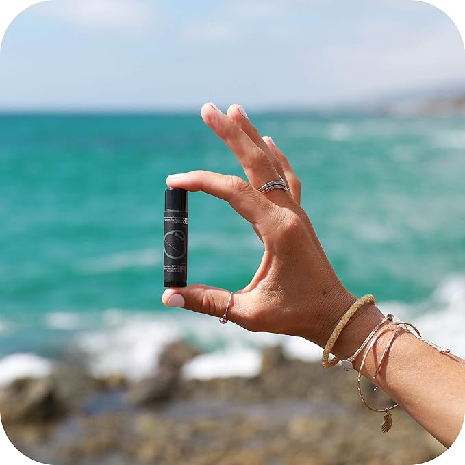 Sun Bum Signature SPF 30 Sunscreen Lip Balm | Vegan and Cruelty Free Broad Spectrum Water Resistant Chapstick with UVA/UVB Protection | .15 oz, Clear (Pack of 2)-VivaGrace Women