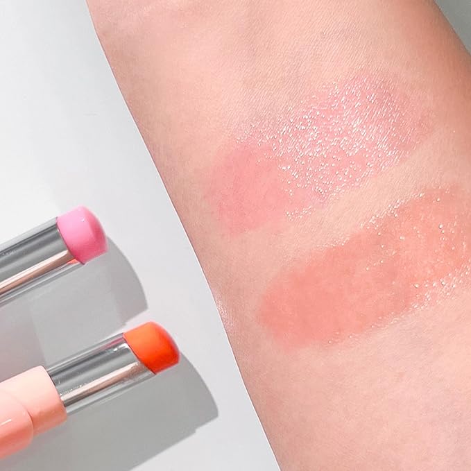 Collagen Tint Lip Balm, Hydrating Nourishing Smooth Lips, Lip Balm Infused with Collagen & Vitamin E, Vibrant Natural Lip Tint Color, From the Makers of Mediheal, Korean Beauty (Coral)-VivaGrace Women