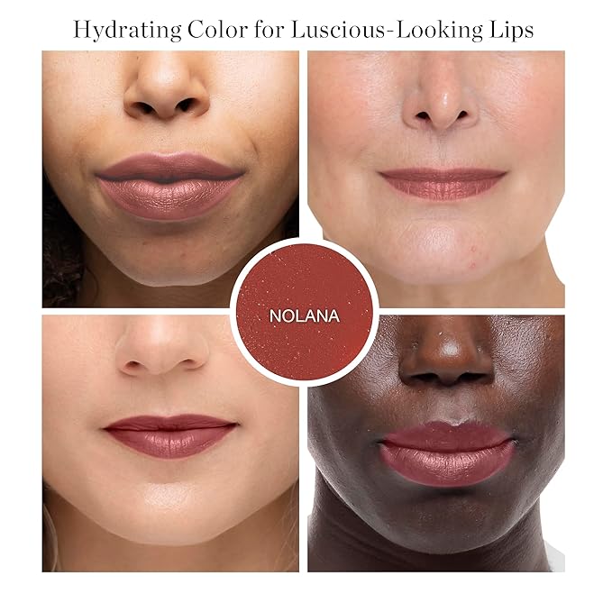 Ogee Tinted Sculpted Lip Oil - Lip Stain Made with 100% Organic Coconut Oil, Jojoba Oil, and Vitamin E - Best as Lip Balm, Lip Color or Lip Treatment - NOLANA-VivaGrace Women