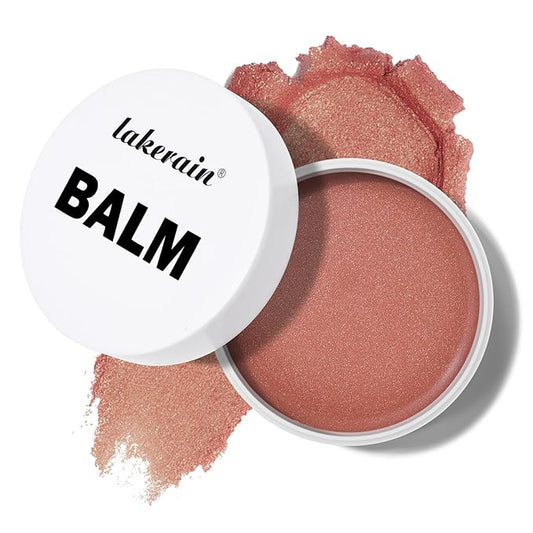 KYDA Miracle Glow Balm, Glow Tinted Blush Balm, Multiuse Face Balm for Cheek Lips Eyes, Hydrating Cream Blush, Blendable Lightweight, Shimmer Blusher, Sheer Pink, 1.76 oz-VivaGrace Women