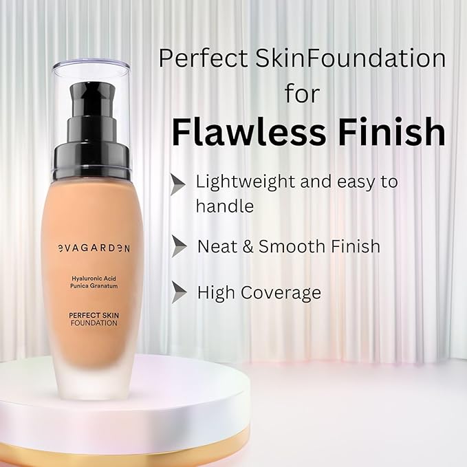 Perfect Skin Foundation - Soft Texture Ensures Excellent Coverage and Natural Finish - Visibly Reduces Signs of Aging - Smooth and Moisturizes Your Epidermis - 240 Butterum - 1.01 oz-VivaGrace Women