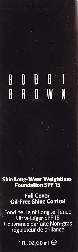 Bobbi Brown Skin Long-Wear Weightless Foundation SPF 15-1 Warm Ivory Women 1 oz-VivaGrace Women