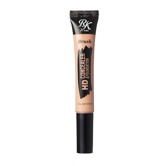 Ruby Kisses HD Concealer & Foundation Brush Flawless Full Coverage Face Makeup Lightweight Highlighter Long Lasting Under Eye Conceals Contour Corrector (Nude)-VivaGrace Women